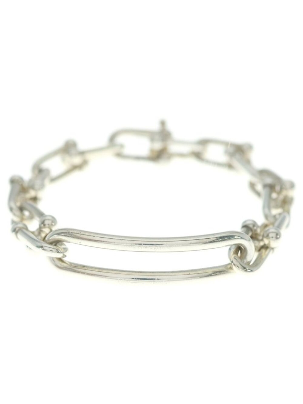 Tiffany & Co HardWear Medium Link Bracelet Chain Silver